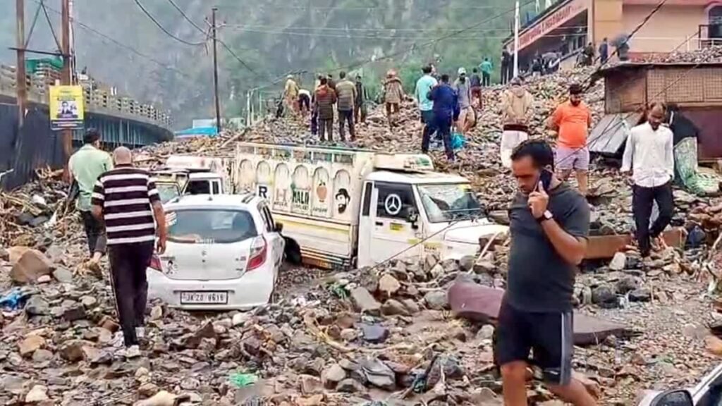 Jammu Kashmir cloudburst landslide kills 11 in twin disasters
