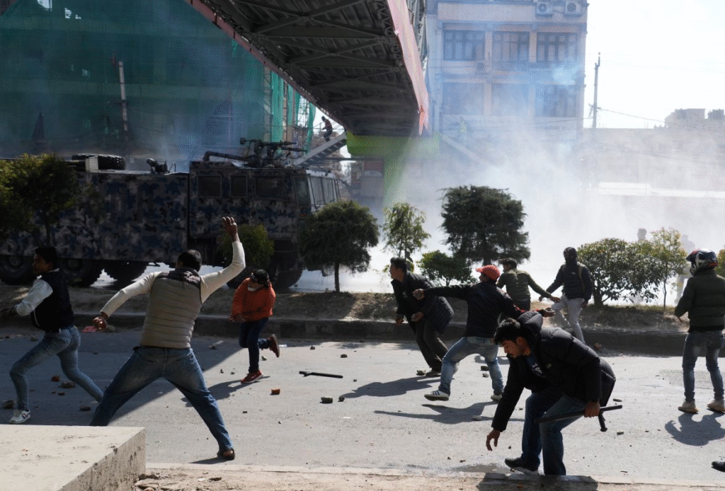 Nepal Gen Z protest turns deadly as 8 killed, army deployed in Kathmandu after social media ban. 