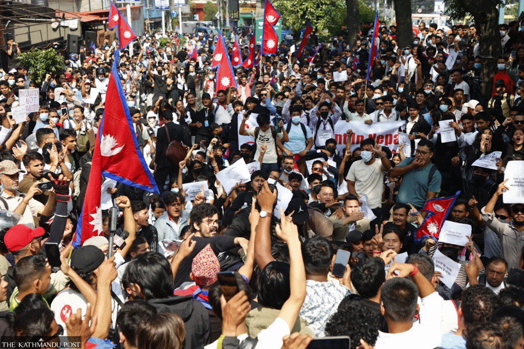 Nepal Gen Z protest turns deadly as 8 killed, army deployed in Kathmandu after social media ban.